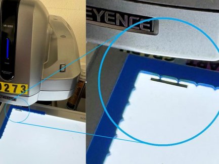 Nauwkeurig contactloos meten  (Rubber precisie vormen)
